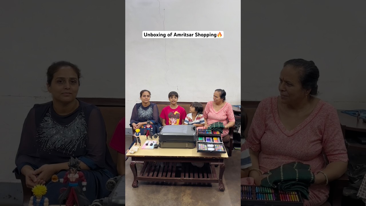 Unboxing of Amritsar Shopping🔥#foodvlog #familyvlog #shortvlog #minivlog #vloglife
