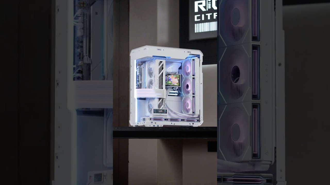 EP1 ASMR Immersive PC building——Pure White Theme