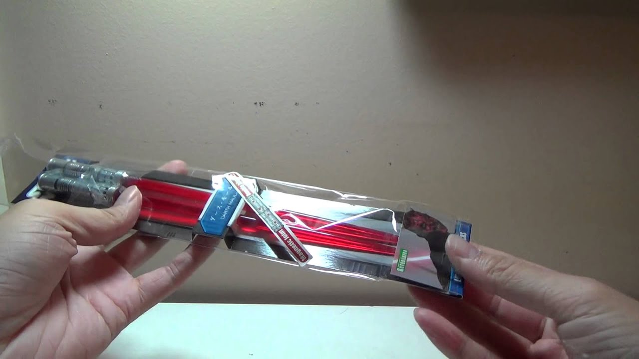 Star Wars Darth Maul Lightsaber Chop Sticks Review!
