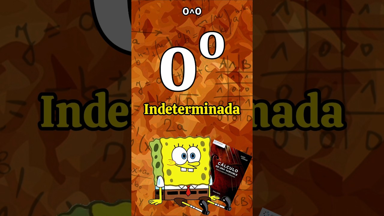 ¿ 0⁰ ?🤔📈🔥 #curiosidades #calculo #maths #matematicas #algebra #humor #ciencia #shortvideo