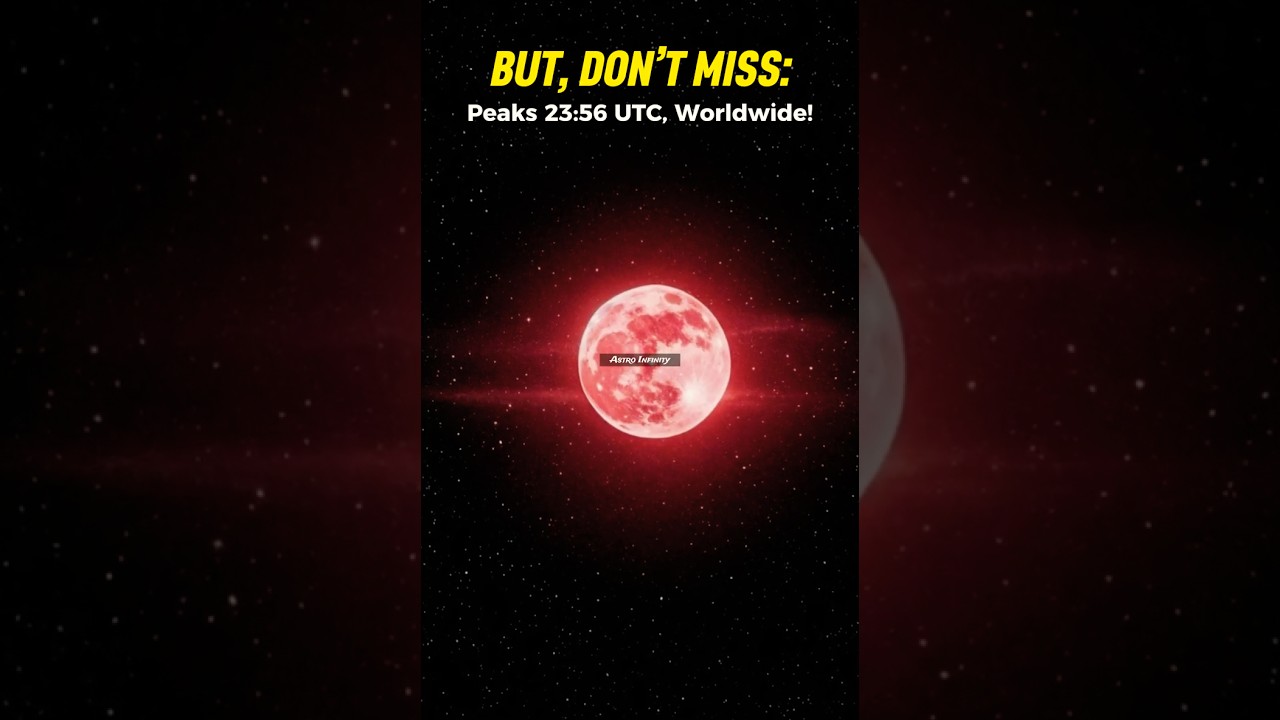 Strawberry Moon 2026 Is Coming 💀😍 #shorts #space #astronomy #universe #earth #moon