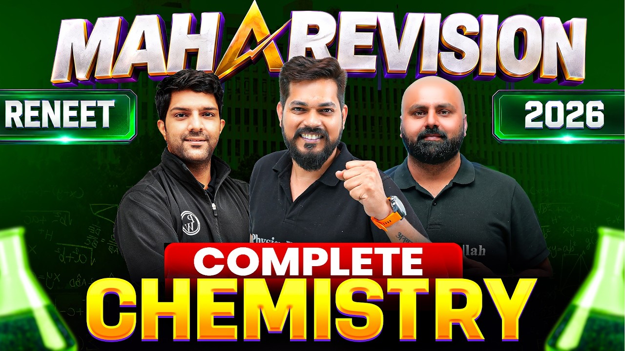 Complete CHEMISTRY in 1 Shot || All Concepts & PYQS || NEET 2026 Maharevision