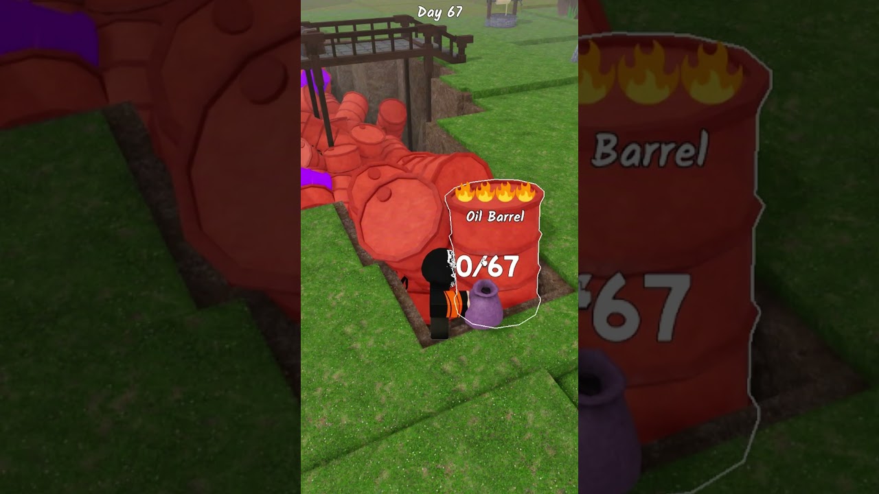I Have 1,000,000+ OIL BARRELS! 🏆🔥 #shorts #roblox #99nightintheforest