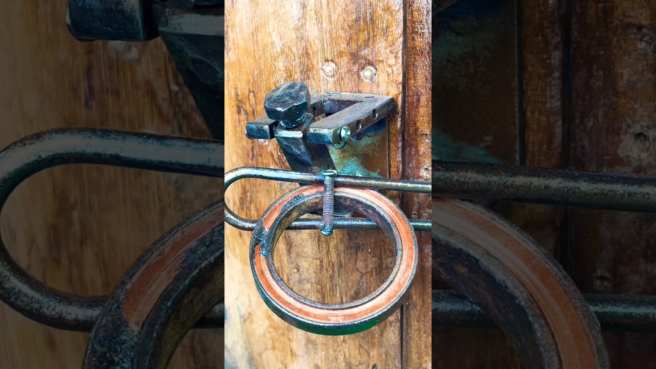 Simple idea # New design # For Gate latch lock #secrethacks #handmade
