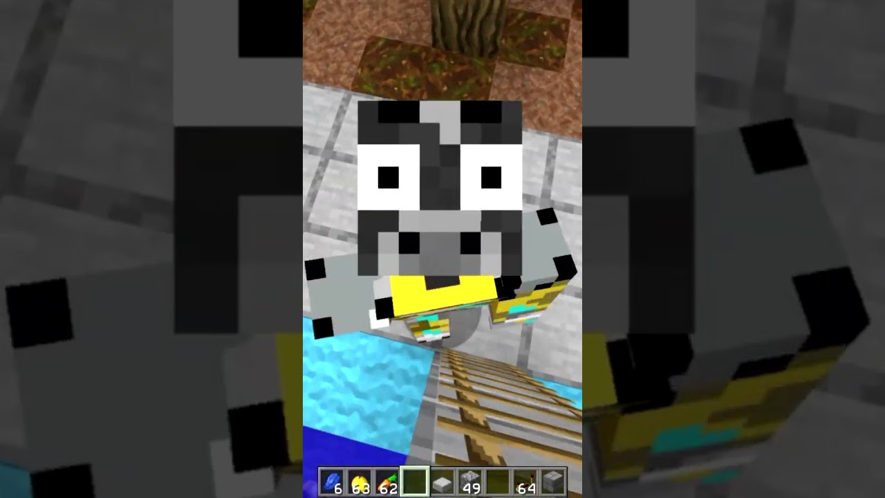 Construí una TRAMPA en lo MÁXIMO en Minecraft! 🕸 #shorts