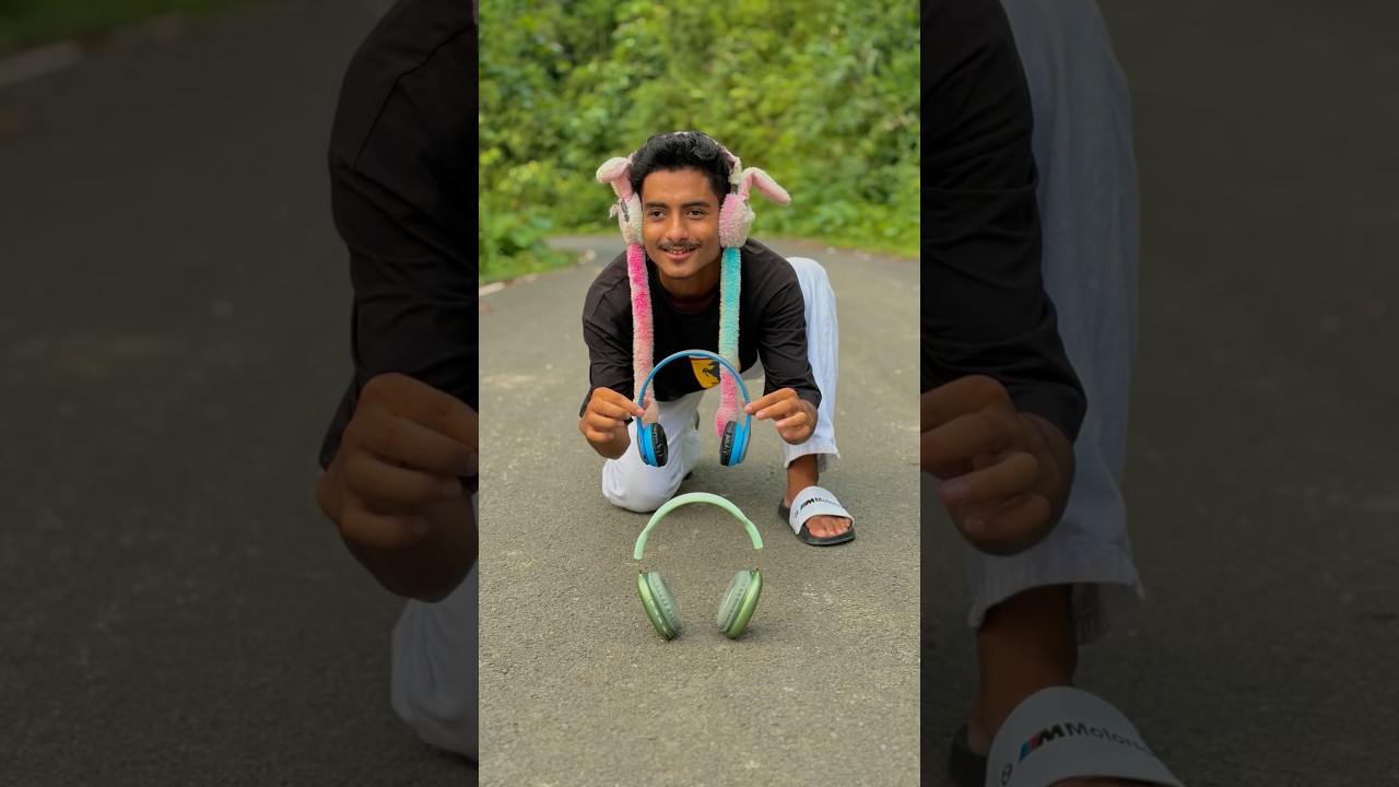 Mini Earmuffs And Real Bluetooth 2Headphones Unboxing Review |