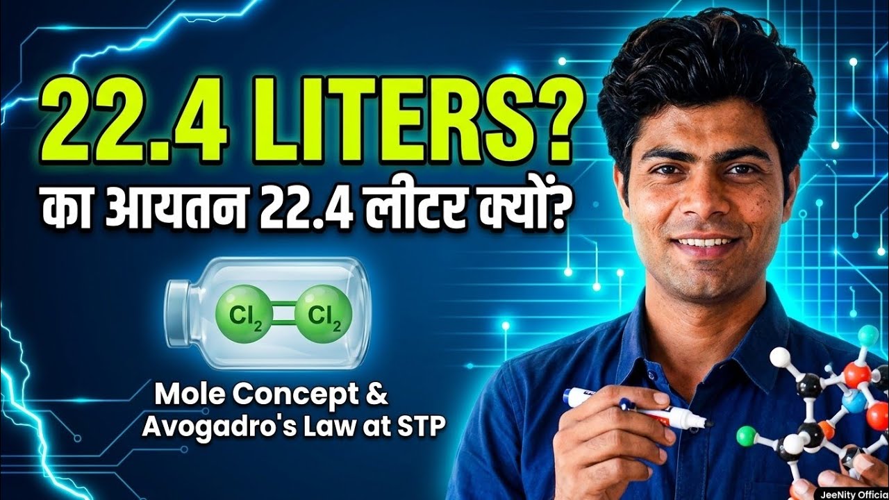 STP पर सभी Gases का Volume 22.4 Liter क्यों होता है? 