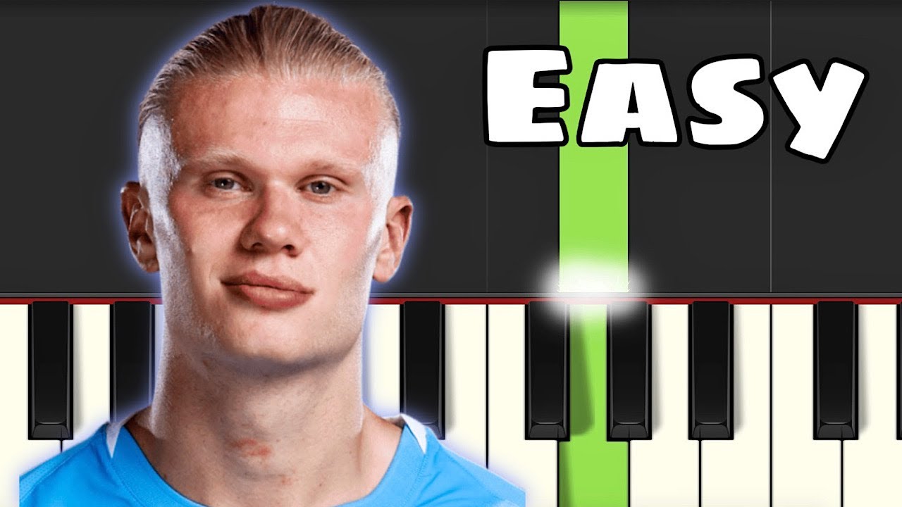 Haaland Song (Ha Ha Ha) | Easy Piano Tutorial