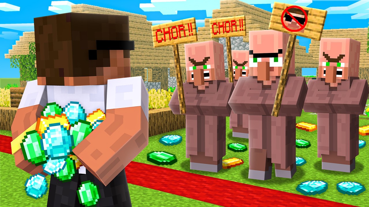 11 Ways to STEAL OP ORES from Villagers..