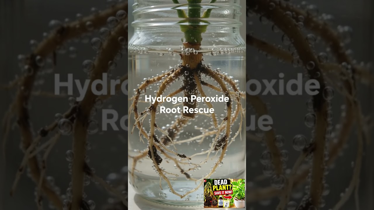 Dying Plant? Try This Hydrogen Peroxide Hack! 😲