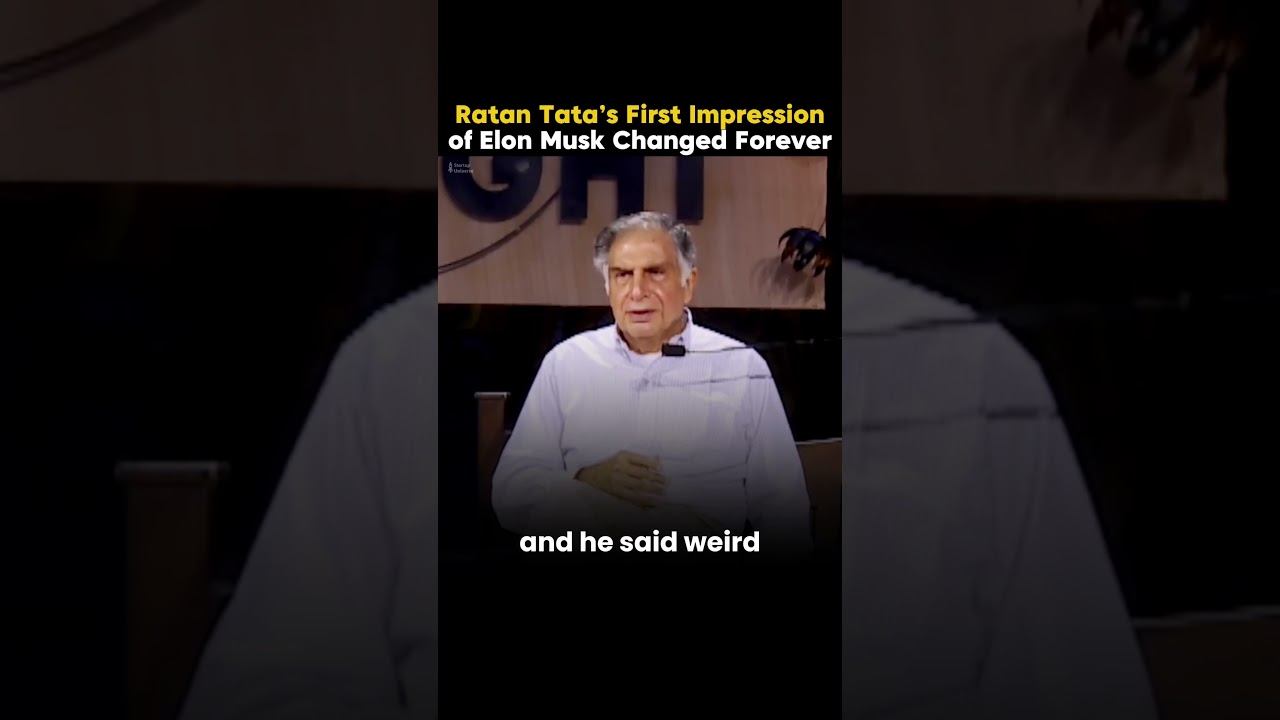 Tata Meets Musk 🚀💪#ratantata #elonmusk #inspiration
