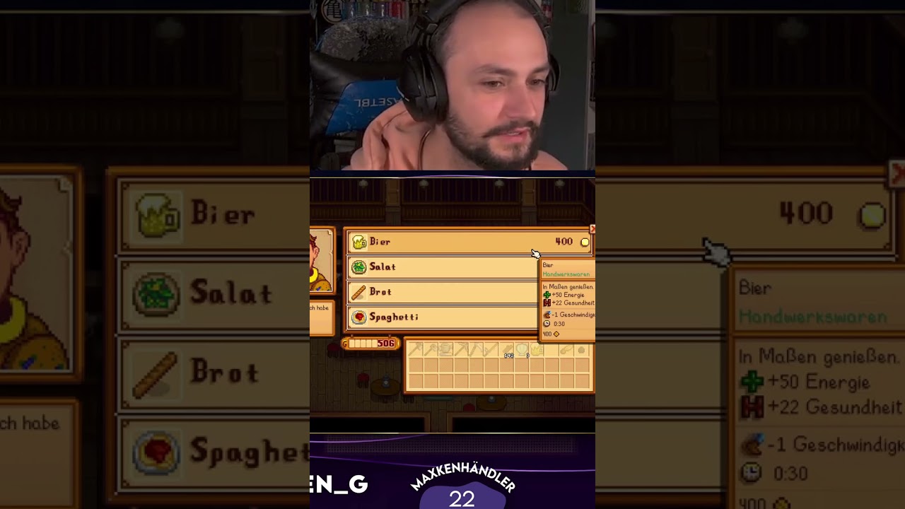 Dabei trink ich das doch nicht mal… #cozy #gaming #streamer #fail