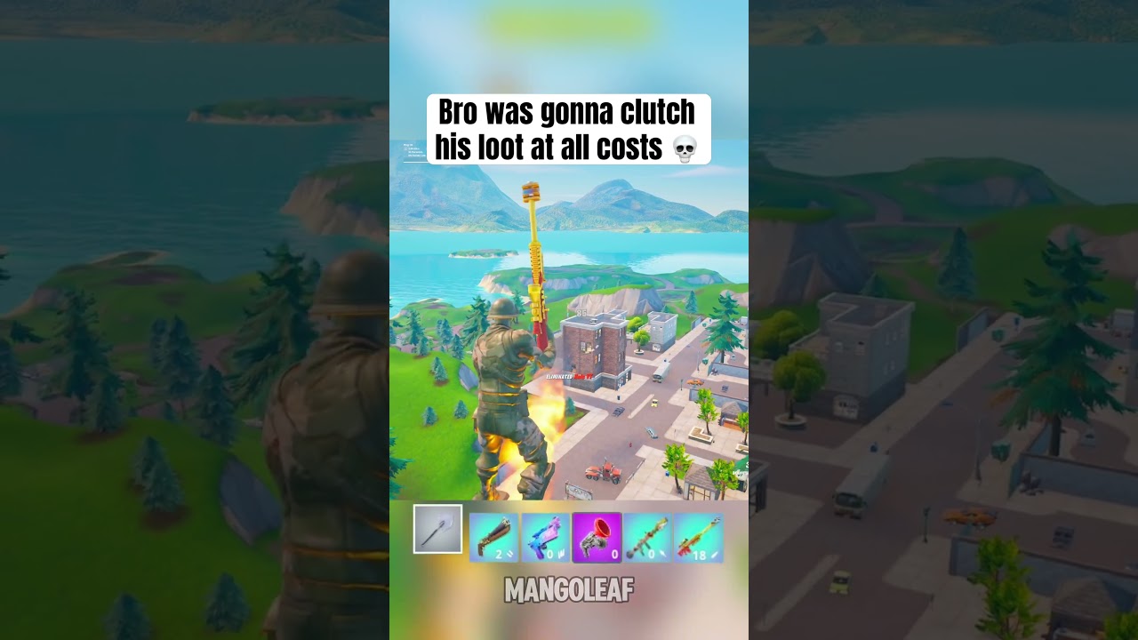Bro got saved at the last moment 💀😭 #fortnite #fortniteshorts #gaming