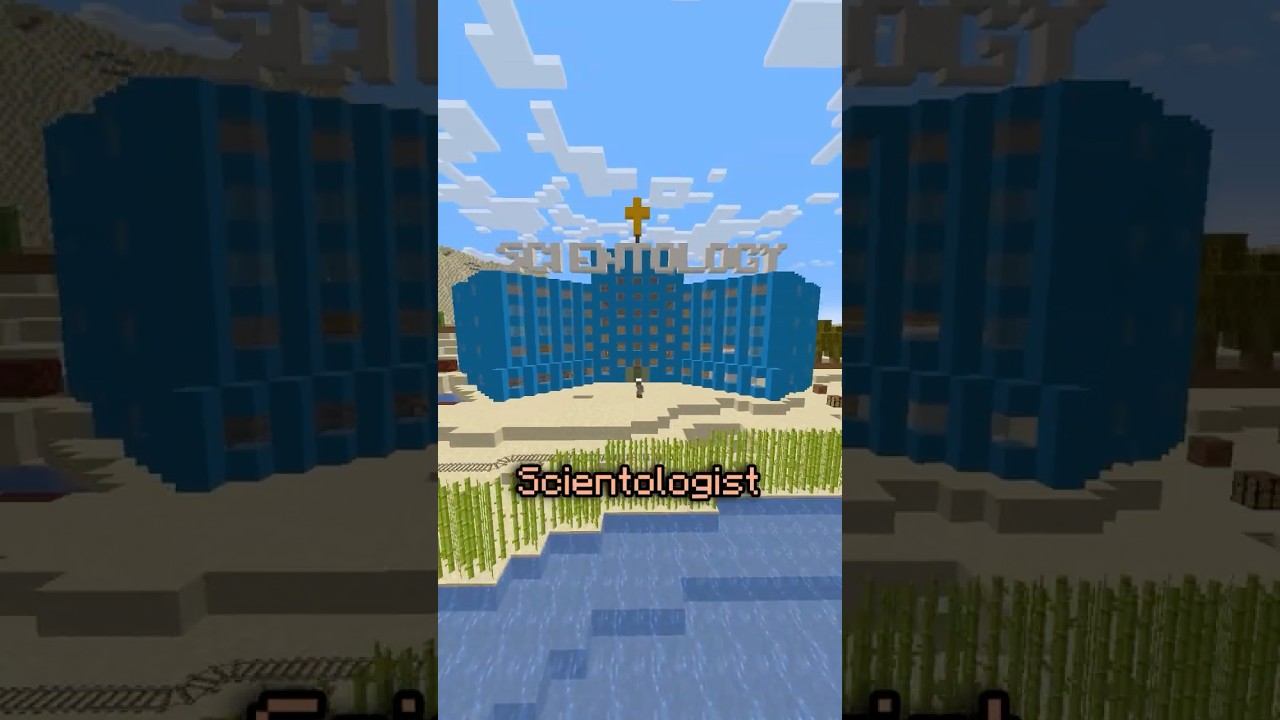 I'm a Scientologist...                                        (In Minecraft)#minecraft #gaming