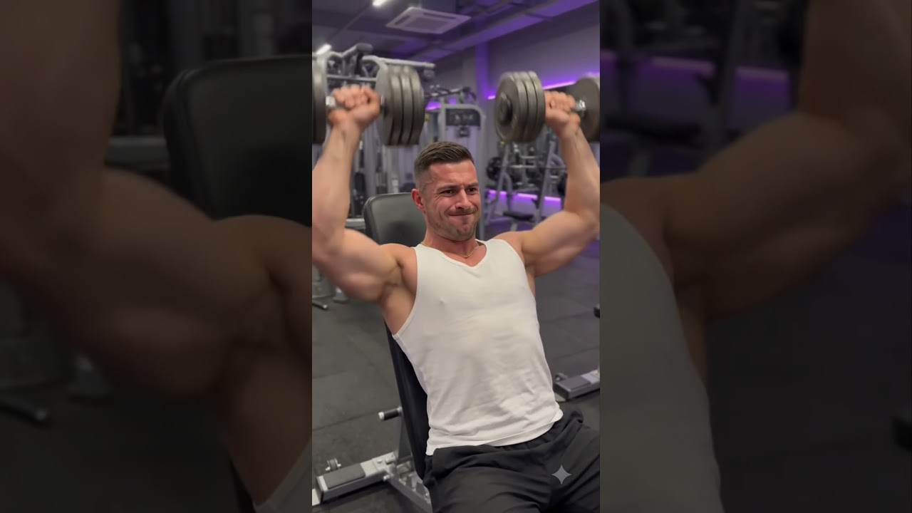 ​#shorts #gymtok #shoulderpress #fitnesstips #workoutmotivation #shoulderworkout #hypertrophy