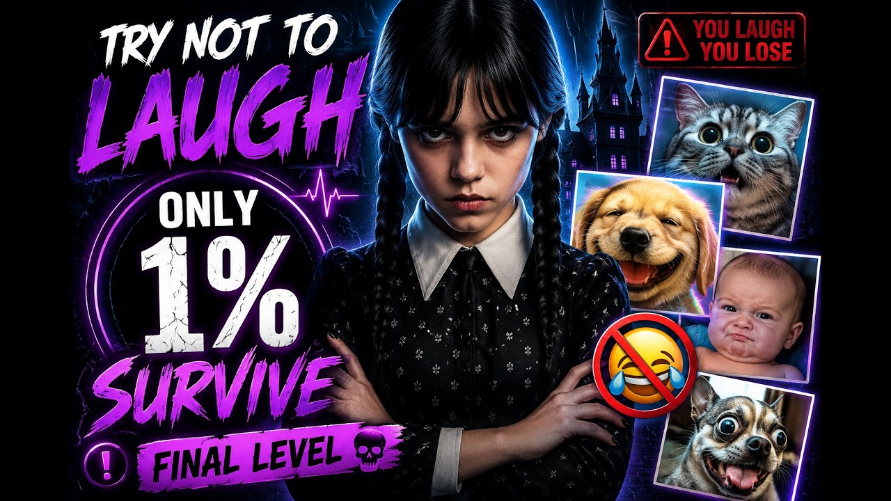 Wednesday Try Not To Laugh IMPOSSIBLE 😆 | You Laugh You Lose! | Part 1