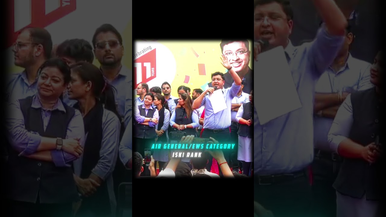 AIR-1 Topper Felicitation Moment 😳🔥 | Motion Kota #shorts#topper#nvsirkota #viral