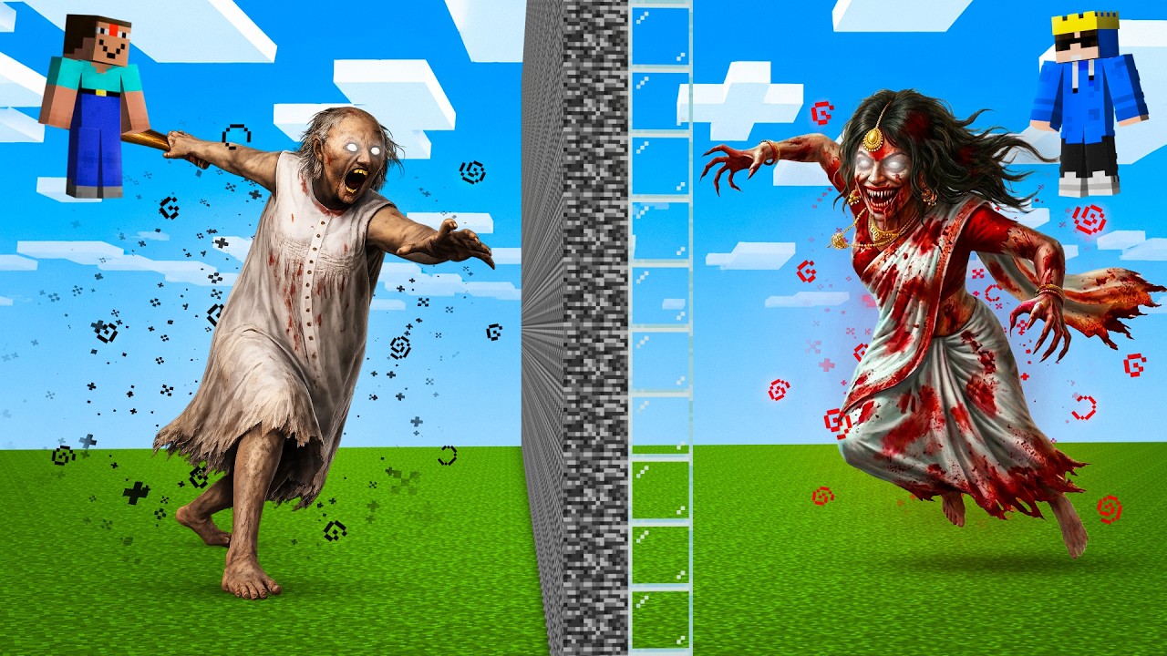 I Cheated With Scary Potion In Minecraft Scary Entities Fight Battle!