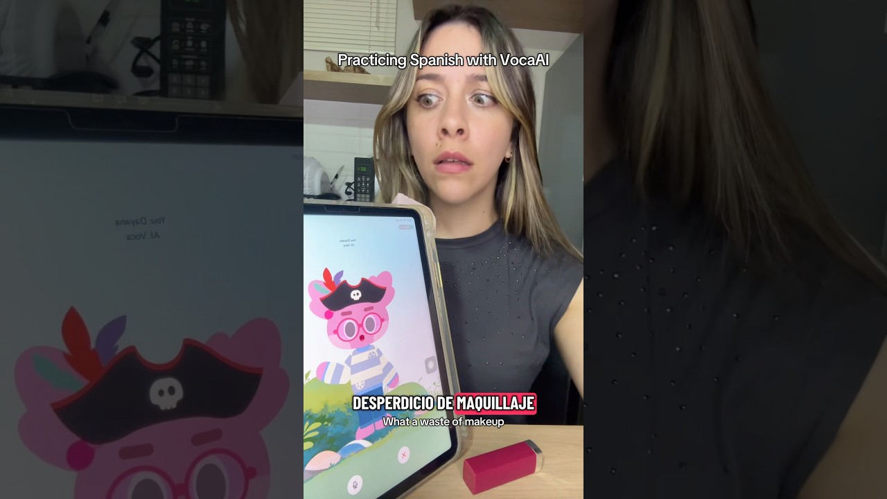 practicing Spanish with voca ai #vocaai #spanish #languagelearning