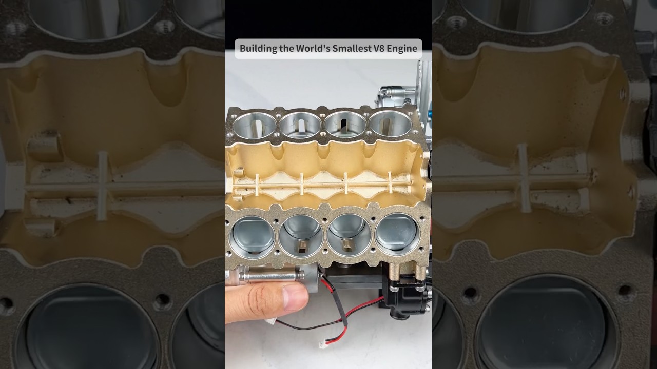 Toyota V8 Miniature Engine Model. #motor #engineering #model #v8 #toyota