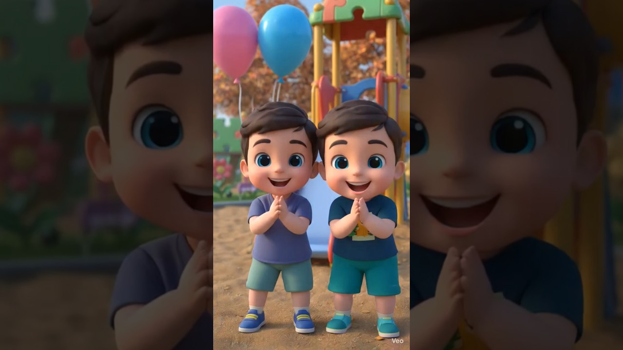 "One Two Three | Fun Playground Song | Nursery Rhymes for Kids"#shorts #cartoon