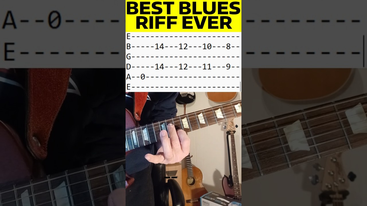 Best Blues Riff Ever! Guitar Lesson #guitarlesson #bluesguitar #riff