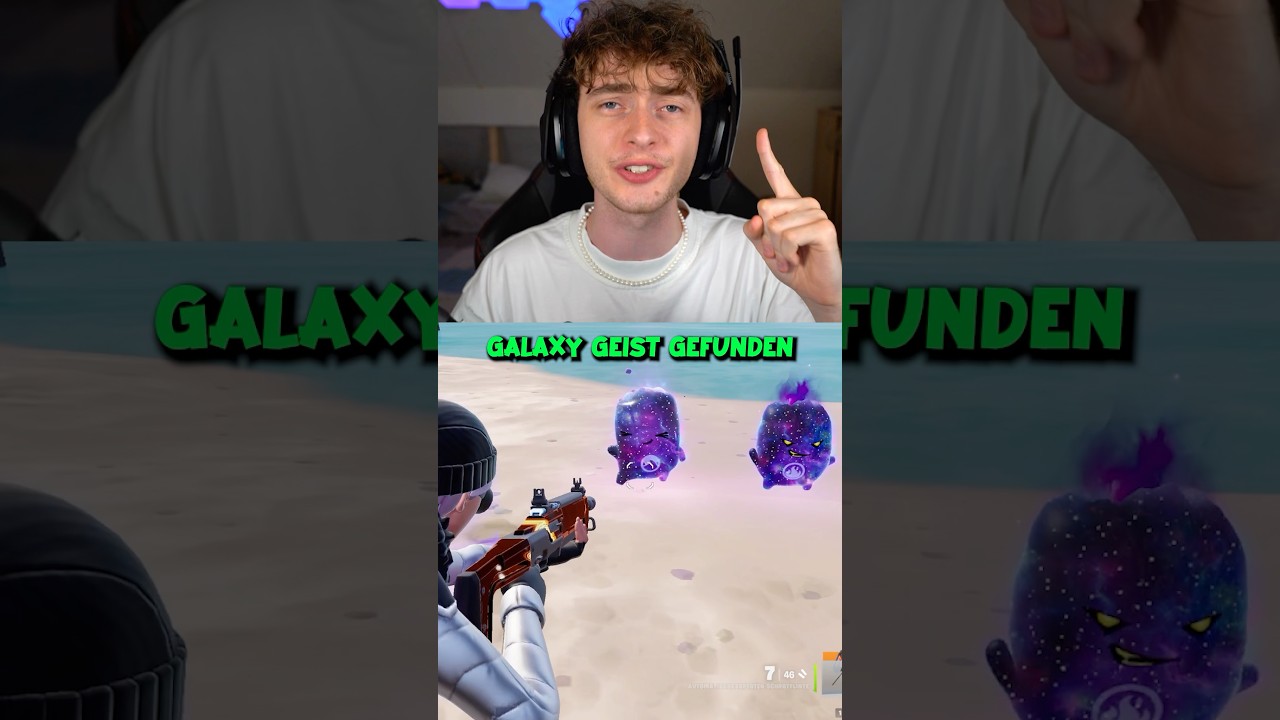 ROBNIC FINDET SELTENE GALAXY GEISTER 🤫🔎 #fortnite