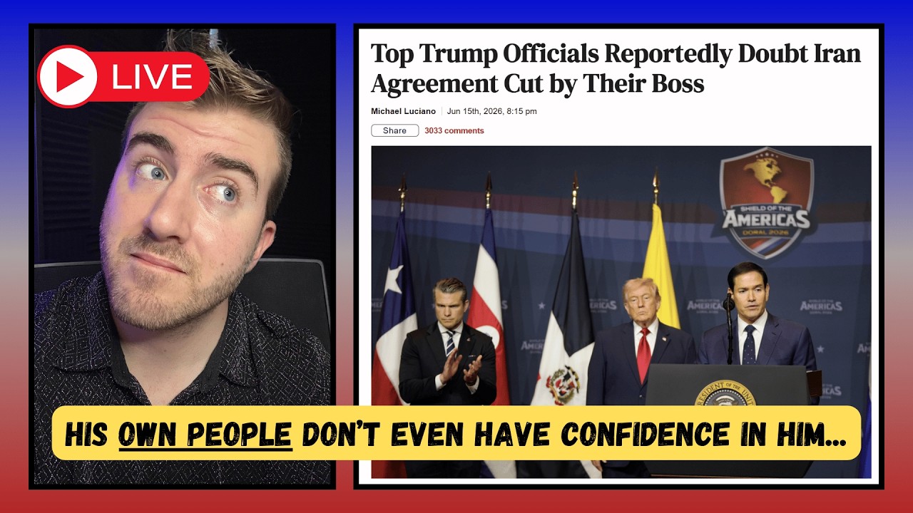 Trump's OWN HENCHMEN don't have Confidence in Trump's Iran "Peace Deal" | News + Commentary
