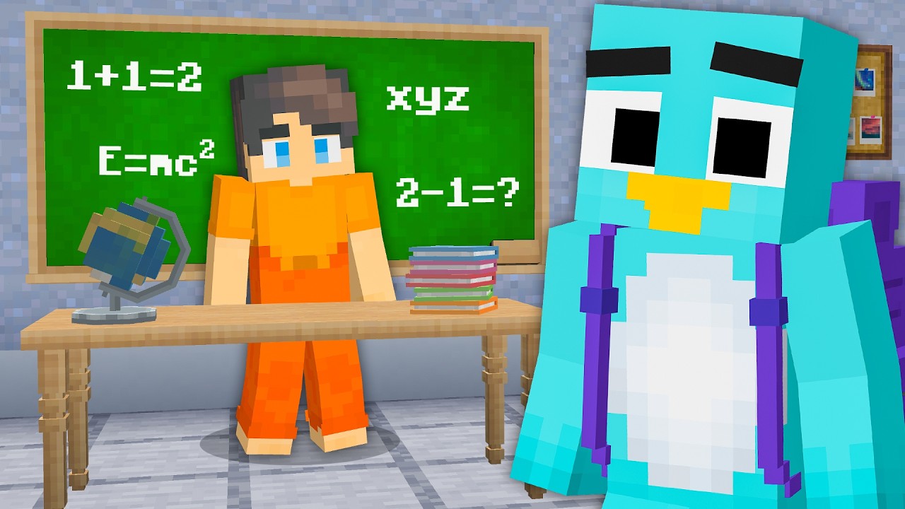 Milo’s First Day at SCHOOL in Minecraft!
