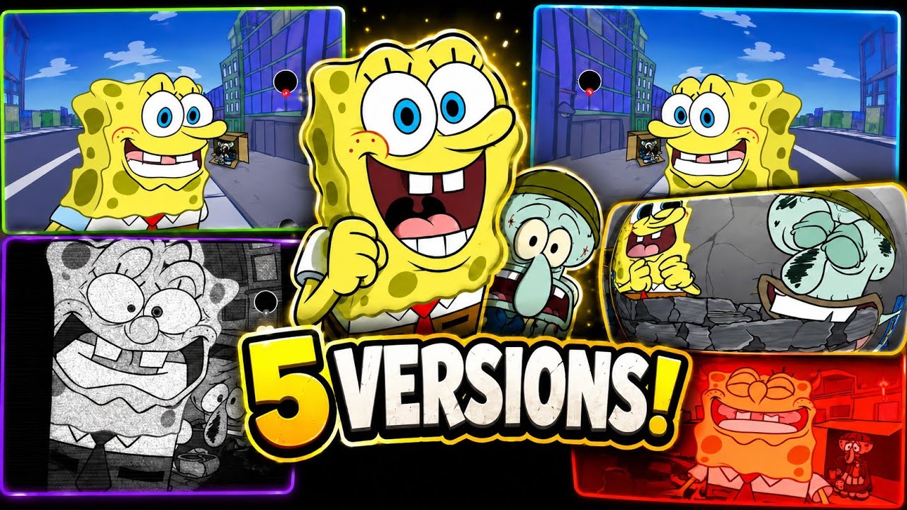 SPONGEBOB TICKTOCK CHALLENGE MEME (Different versions)