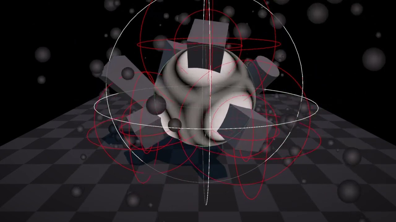 Spherical Multi-Wave Shader Prototype (forcefields, distortion, shockwaves...)
