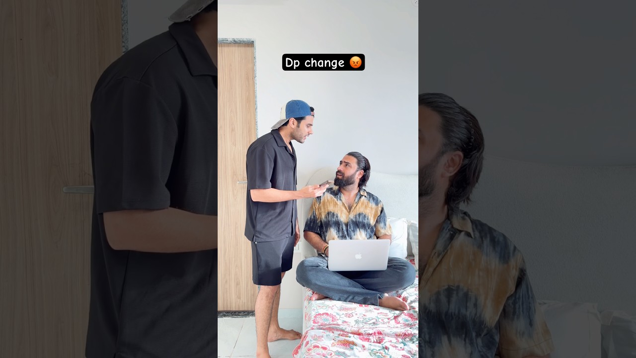 Dp change 😡 #comedy #restykamboj #nehabagga