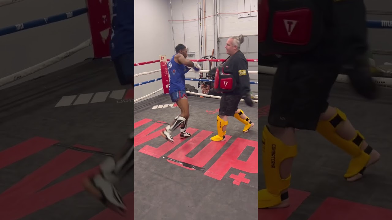 Working with Coach Jason 🥊. #muaythai #mma #fighter