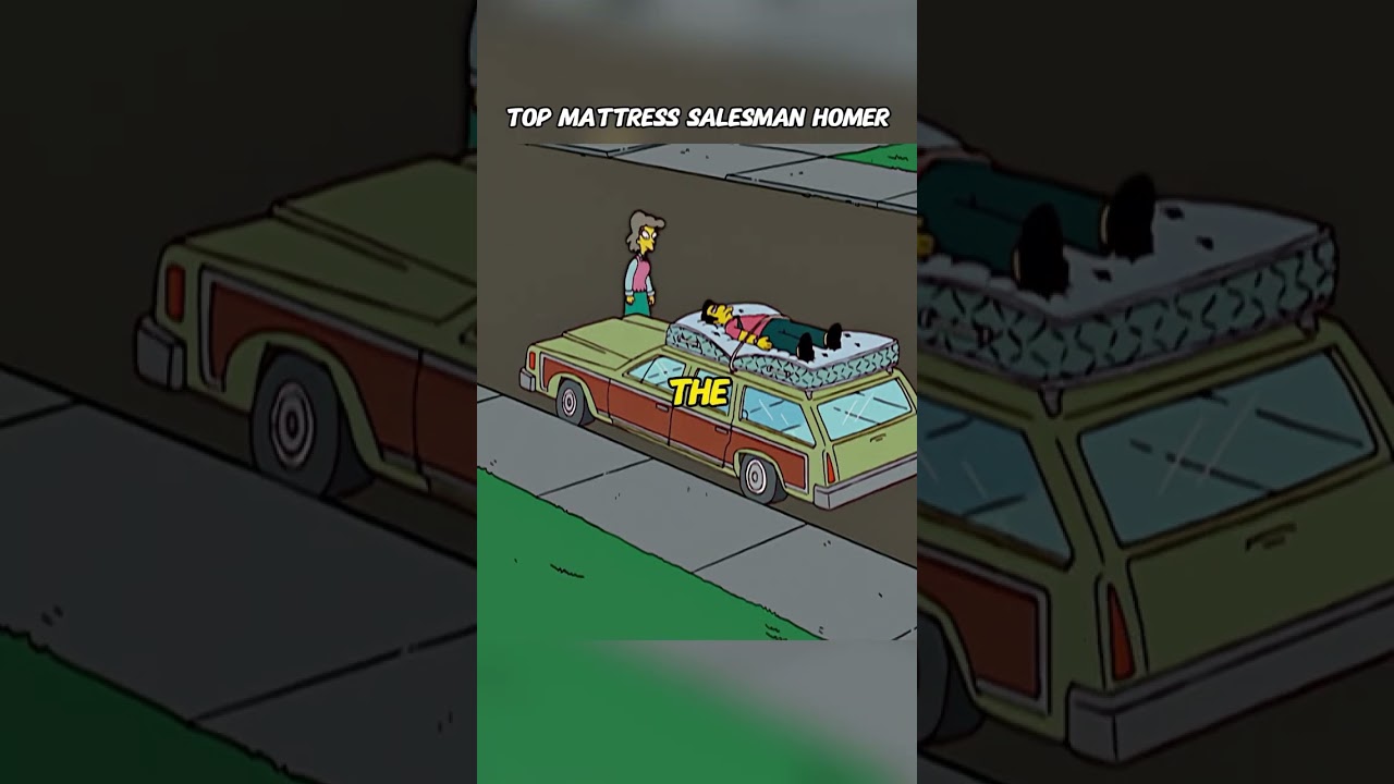 Top mattress salesman Homer #thesimpsons #simpsons #cartoon #animation