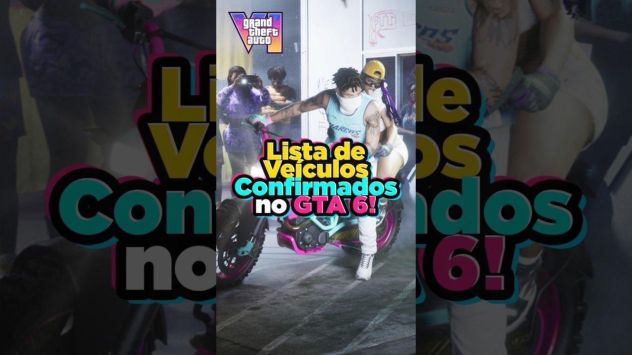 Lista dos veículos confirmados no GTA 6! #gta6 #shorts