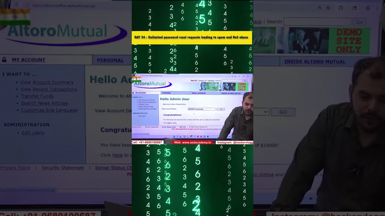 Unlimited Password Reset = Spam & DoS! 💻💥#password #shorts  #tech