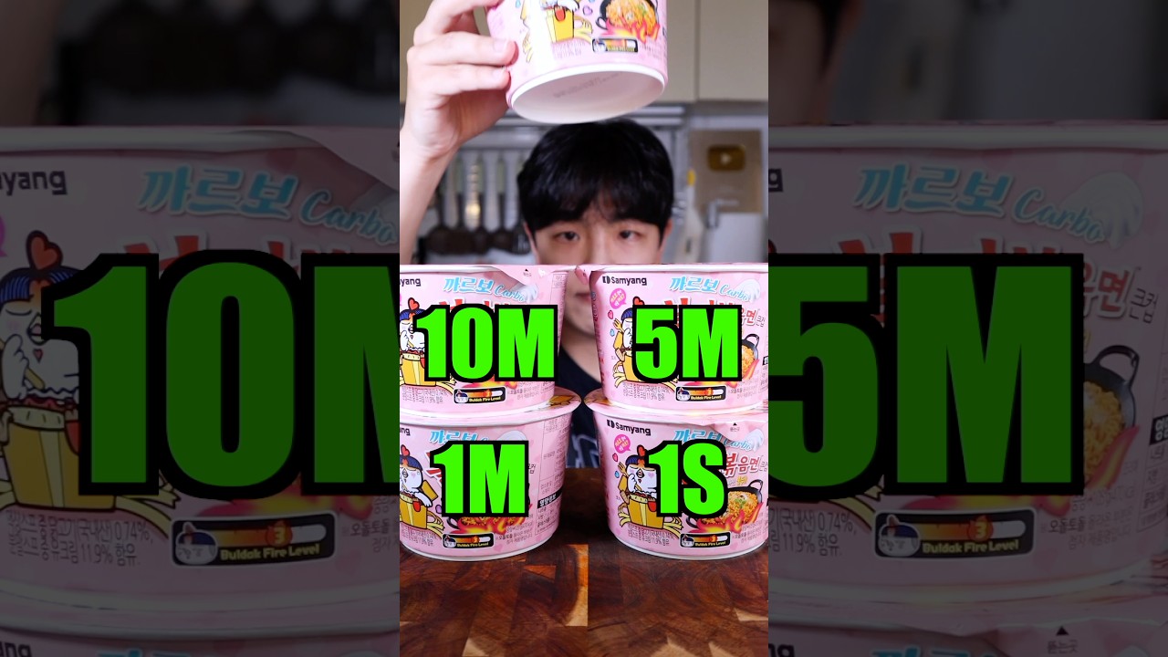 Buldak carbonara challenge #challenge #mukbang #stoneychoi