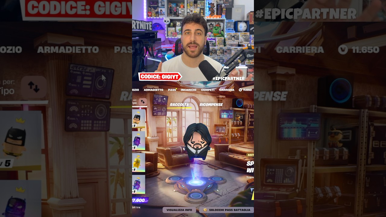 COME OTTENERE LO SPIRITELLO DI JOHN WICK! #shorts Fortnite ITA!