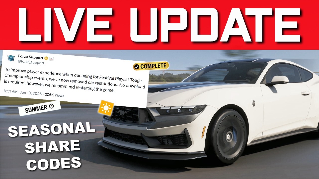 Are Forza Horizon 6 Servers STILL BROKEN!? SUMMER Festival Playlist UPDATE
