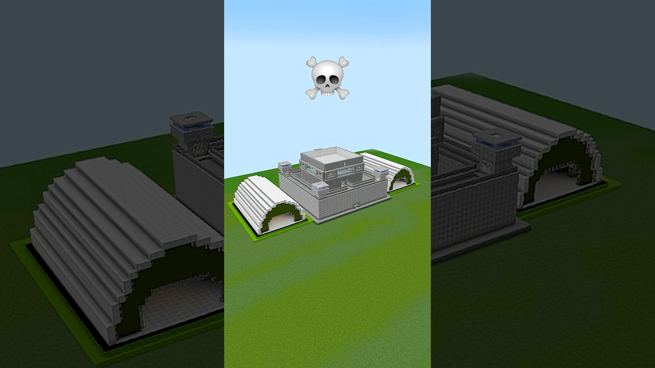 Minecraft Bunker Build Battle - Noob vs Pro vs Hacker vs God #shorts #minecraft