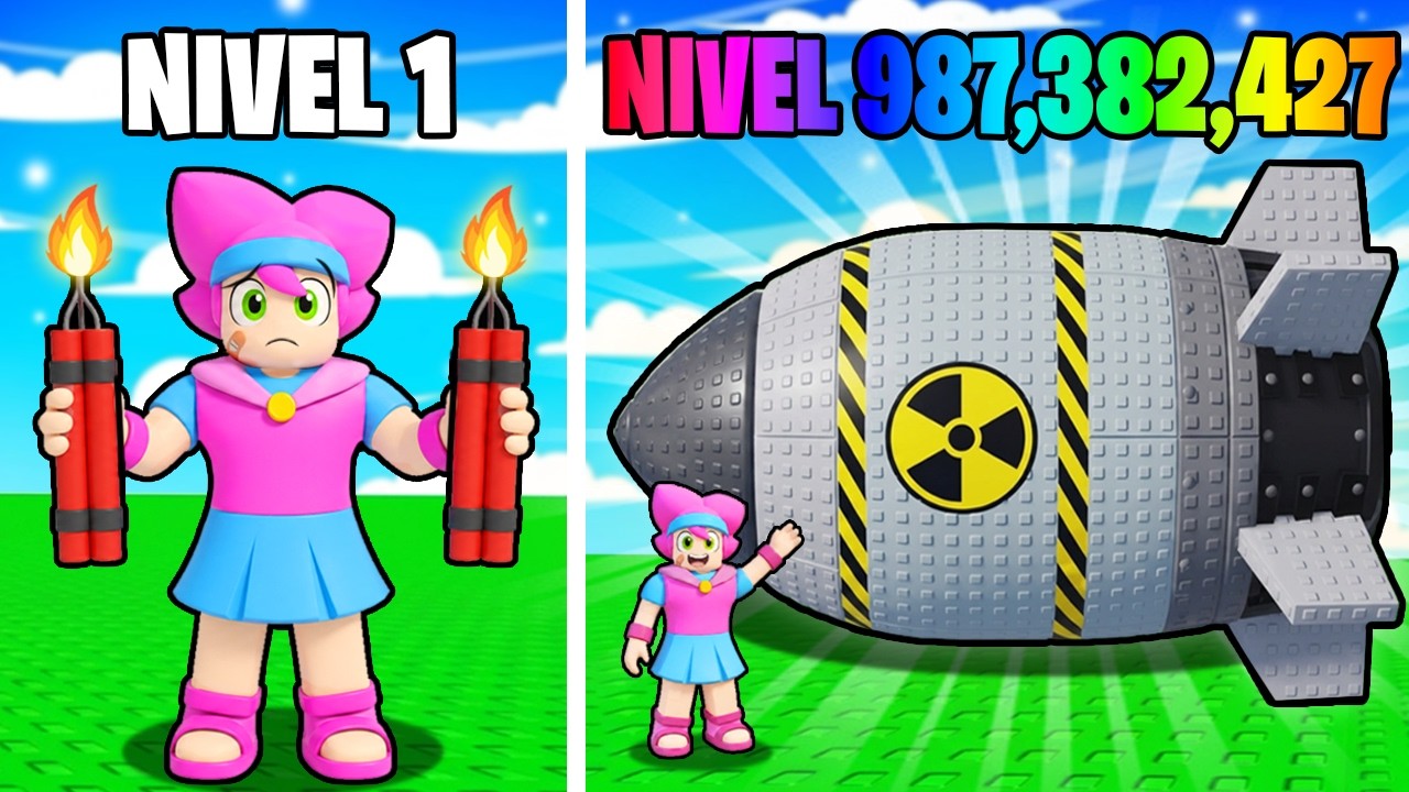 Gasté 987,382,427 para FUSIONAR BOMBAS NUCLEARES en Roblox!