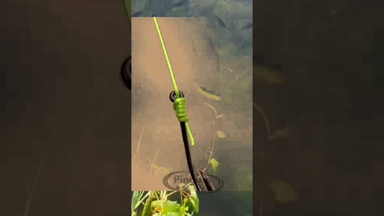 try this way for your fishing hook #fishing #fishingvideo #fishingknot