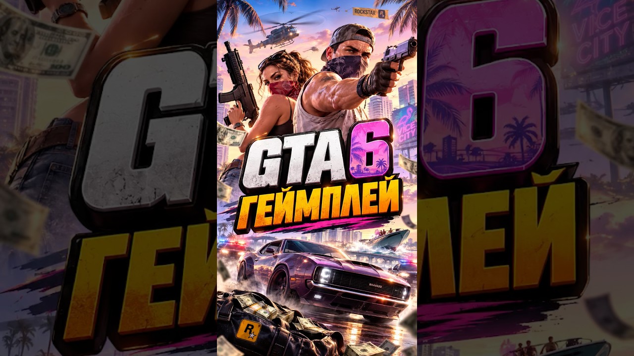 GTA 6 - ГЕЙМПЛЕЙ и НОВЫЙ ТРЕЙЛЕР! #gta6 #gta #гта #гта6