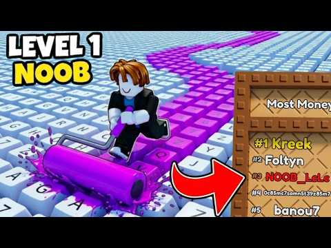 STARTING OVER till i'm top LEADERBOARD in Keyboard Paint Roblox