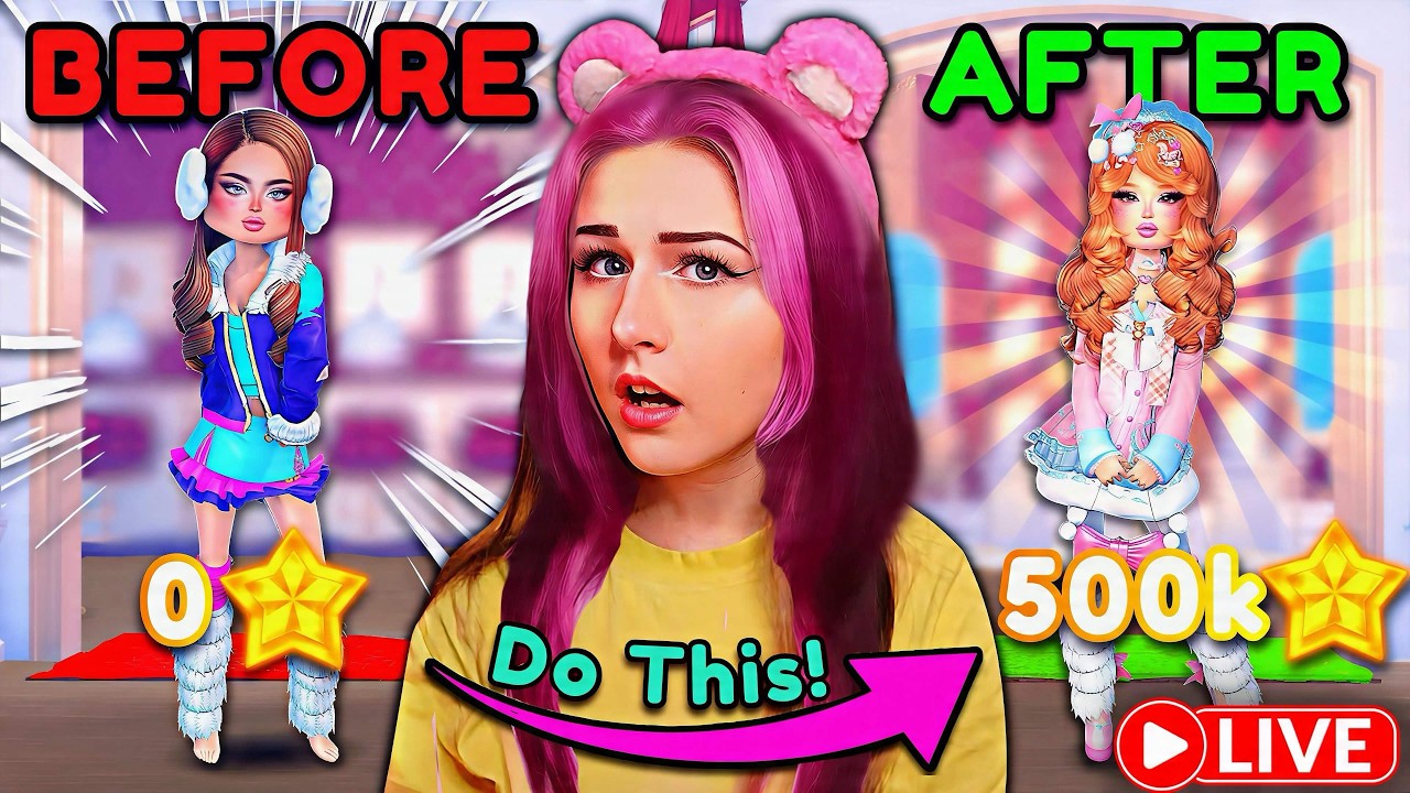 FINALLY Upgrading My DTI ACCOUNT w/ VIEWERS! + VIP Giveaways! | ROBLOX Dress to Impress