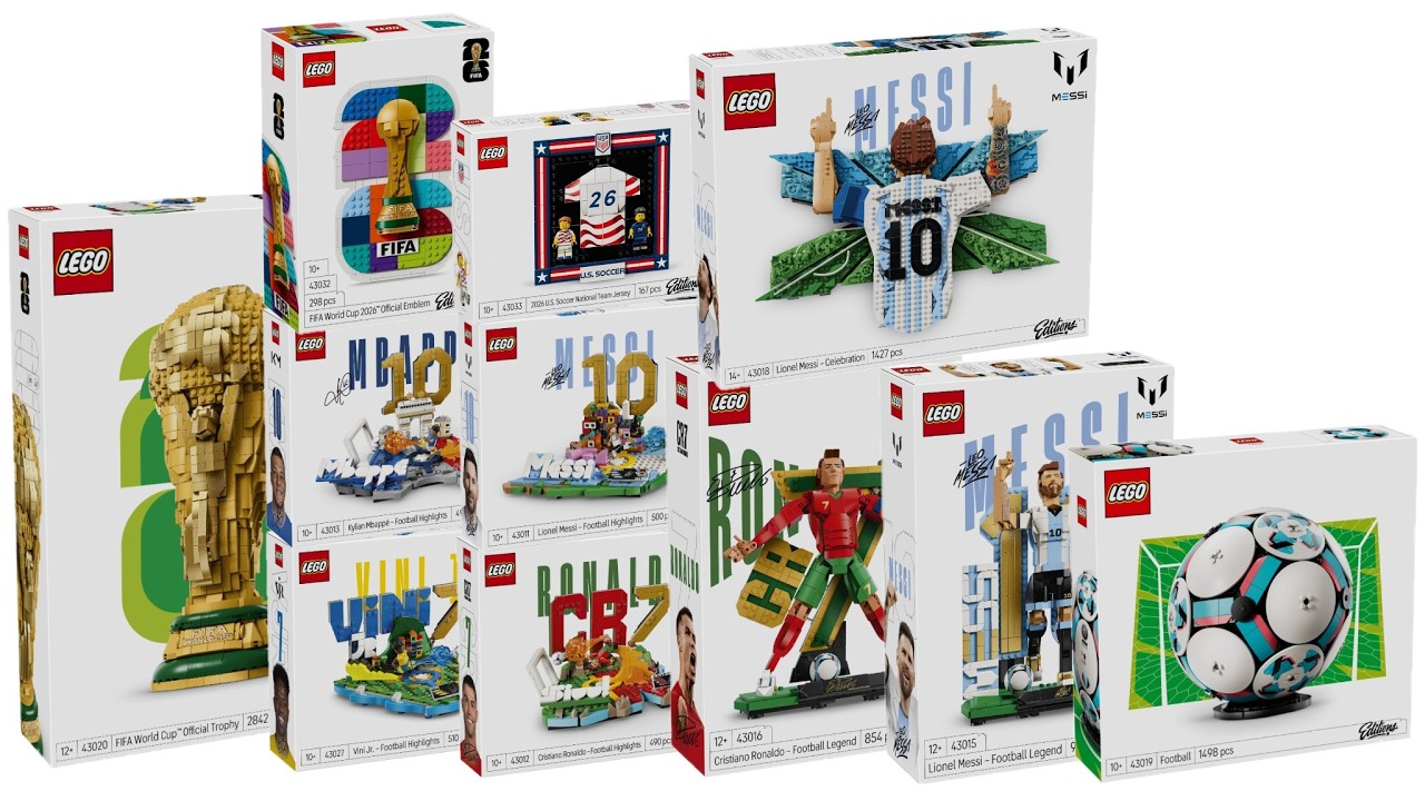 All LEGO Editions Football Sets 2026 Compilation/Collection Speed Build