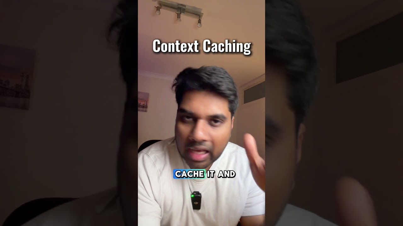 What is context caching? #artificialintelligence #ai