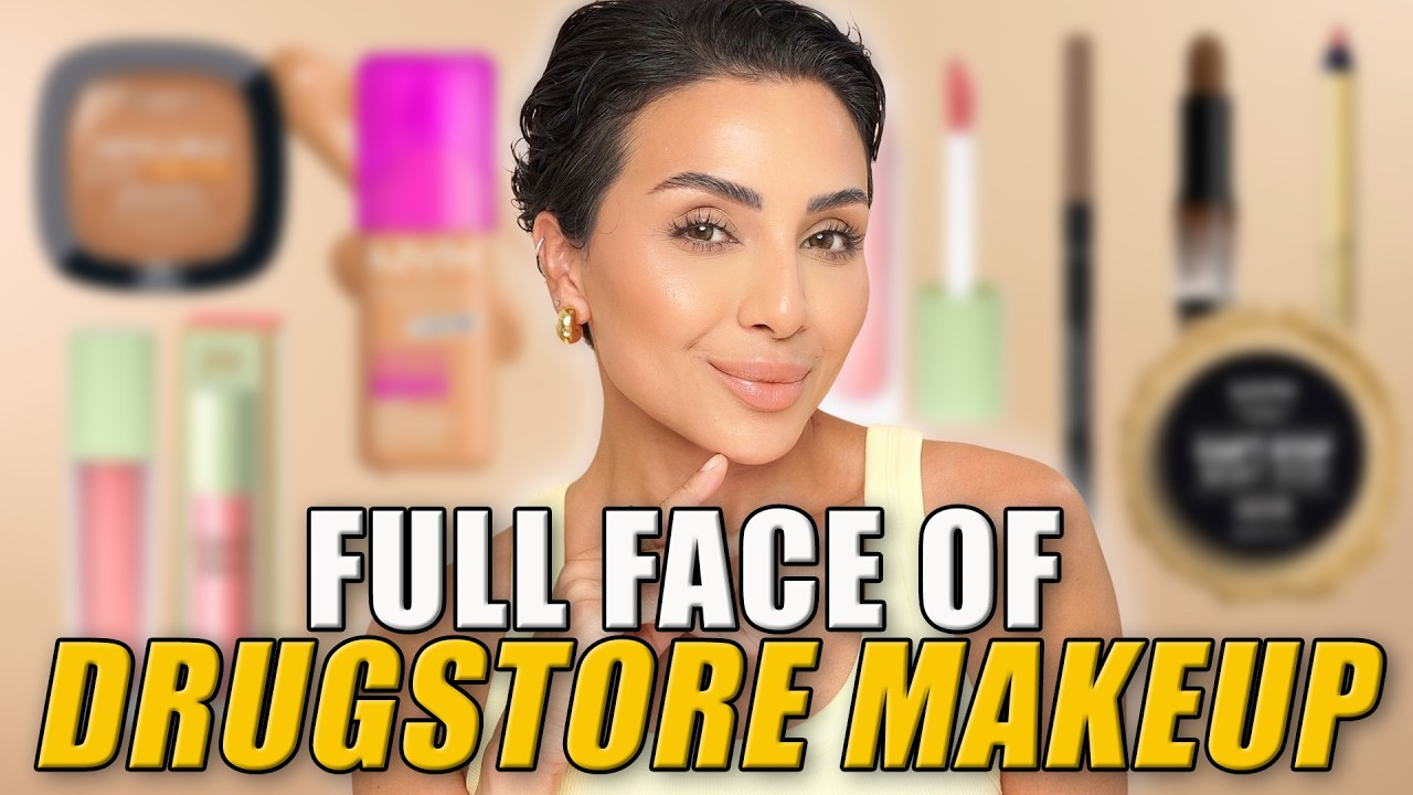 Full Face Of Drugstore Makeup Over 40 That Looks High End | Nina Ubhi