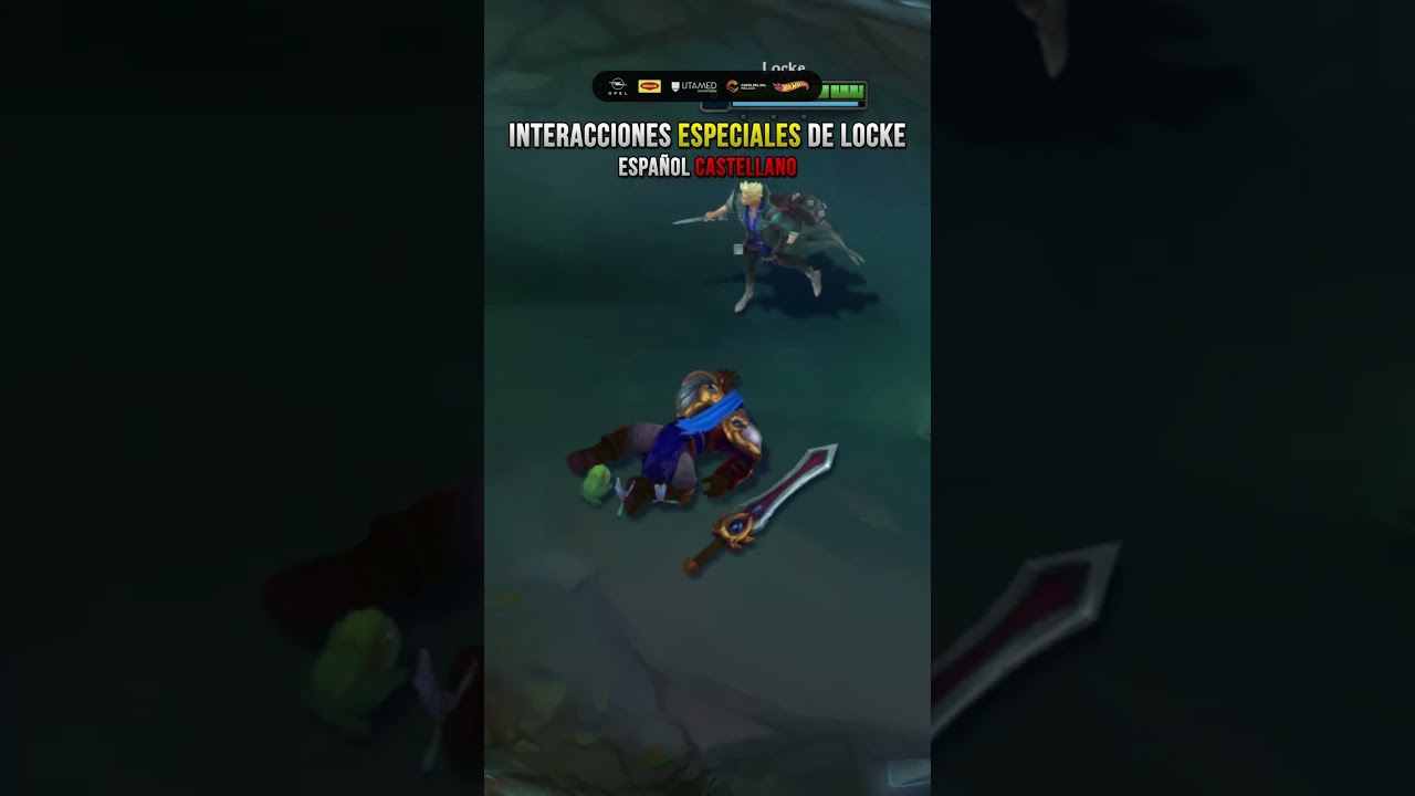 Las MEJORES INTERACCIONES de LOCKE en ESPAÑOL de ESPAÑA de League of Legends 🇪🇸