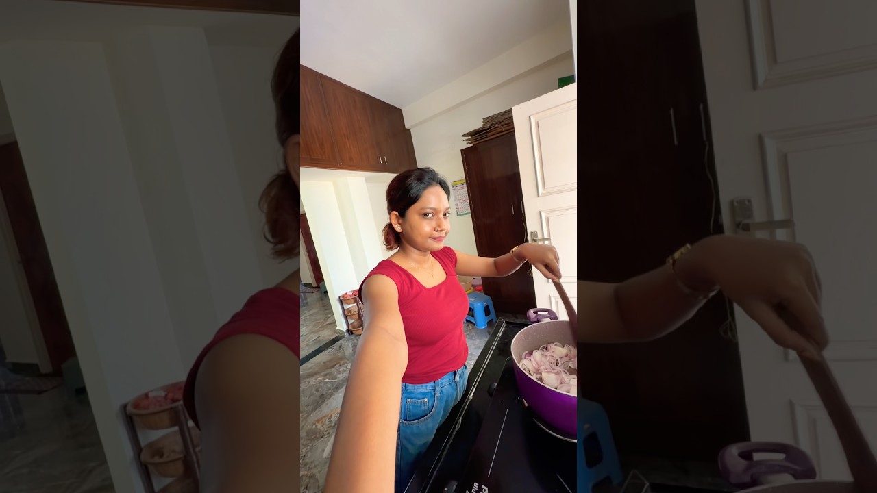 Ghee rice and chicken curry #youtubeshorts #food  #amrithashaji  #foodie  #cooking #grwm #makeup